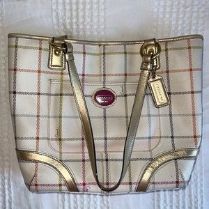 Coach Peyton Tattersall Tote